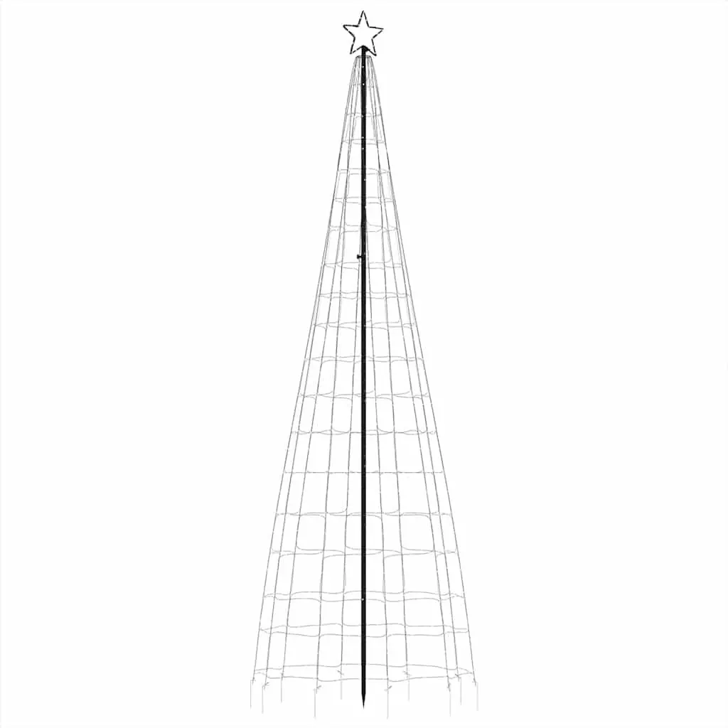 LED Christmas Tree 300cm Cold White 570 Lights Indoor Outdoor