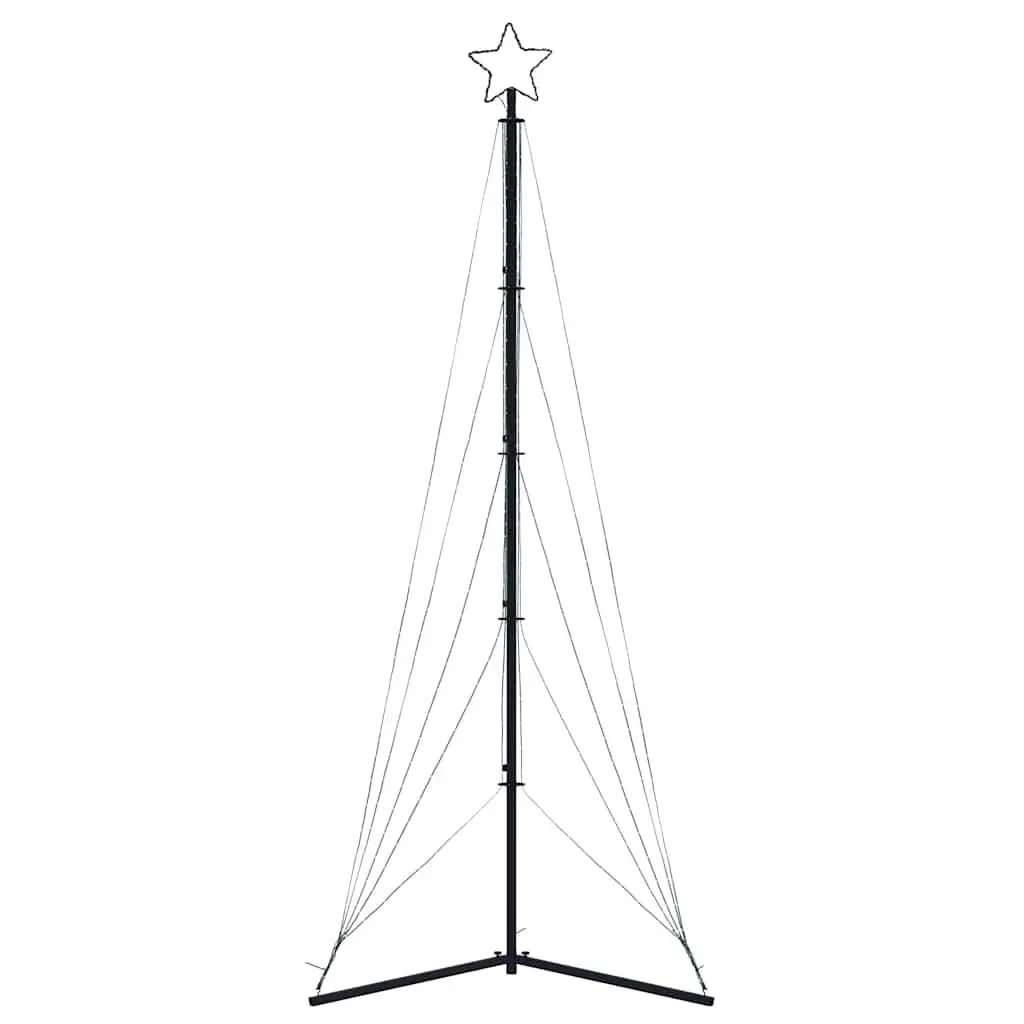 LED Christmas Tree 302cm Warm White Lights 8 Effects Indoor Outdoor Holiday