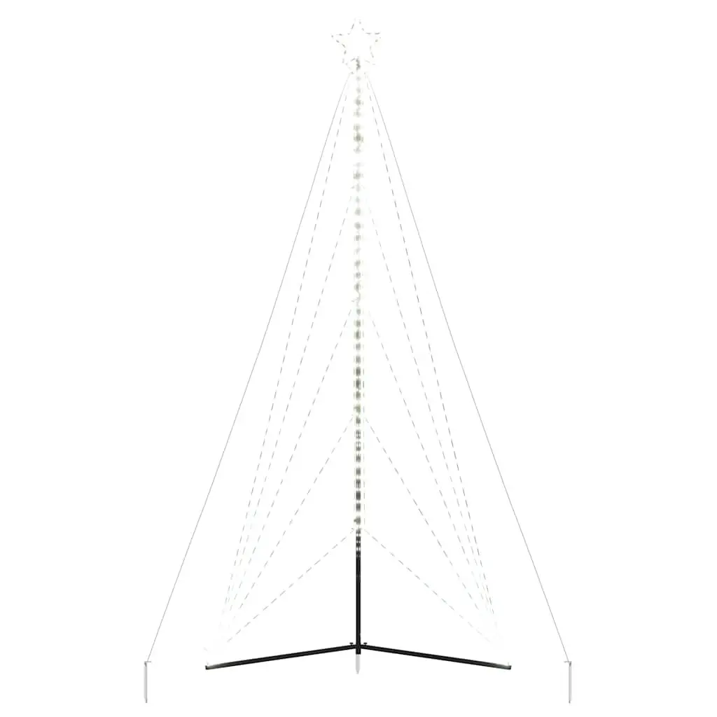 LED Christmas Tree Cold White Lights 615 LEDs 4045cm Indoor Outdoor Holiday Decor