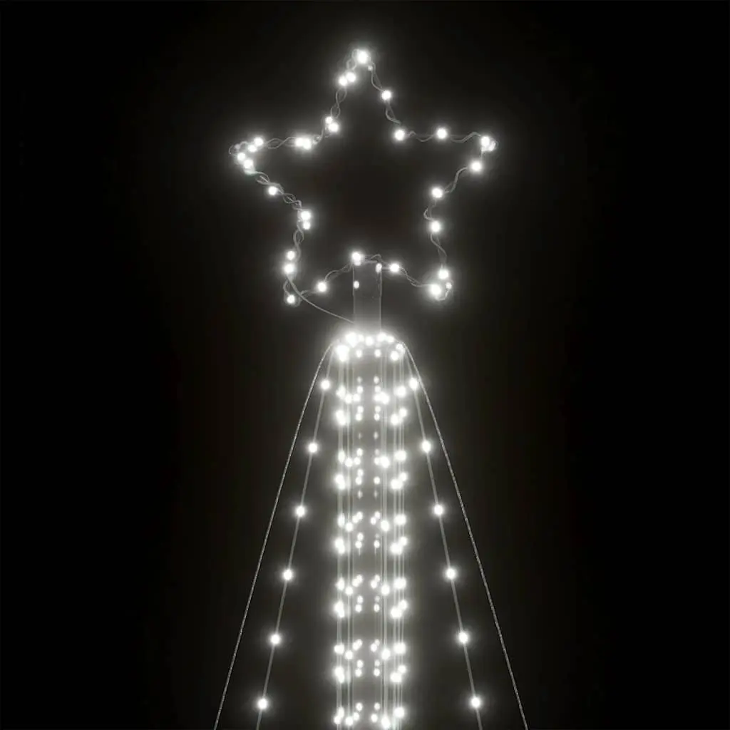 LED Christmas Tree Cold White Lights 861 Lights 478 cm Indoor Outdoor Decoration