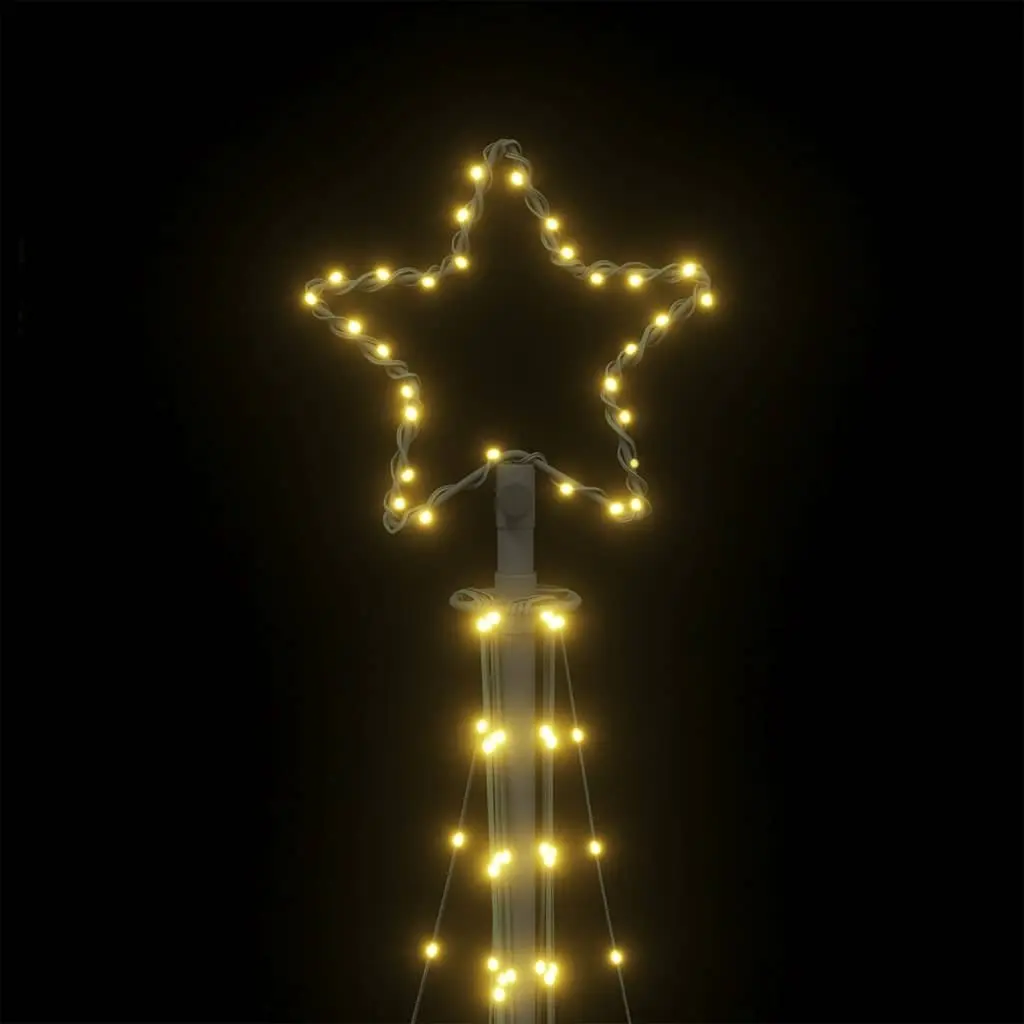 LED Christmas Tree Indoor Outdoor 240cm Warm White 447 Lights 8 Effects