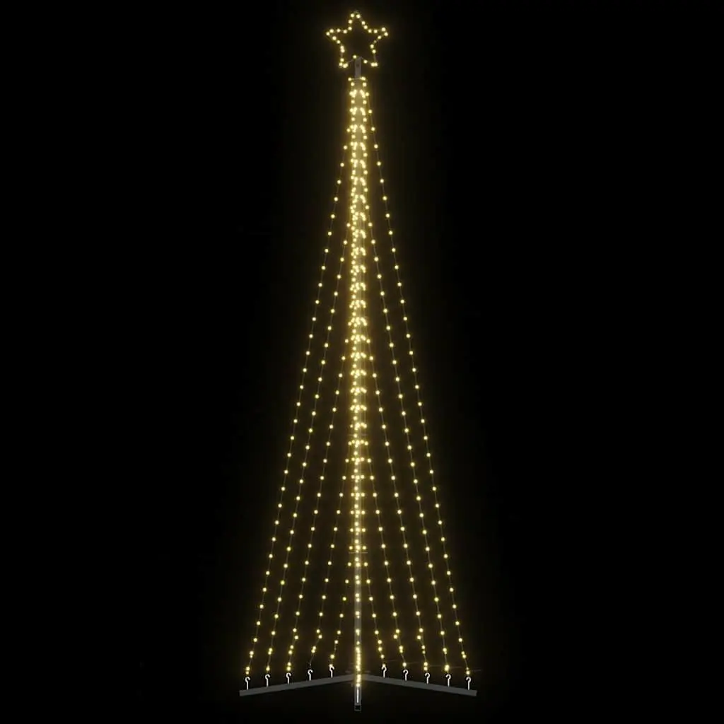 LED Christmas Tree Warm White 302cm Indoor Outdoor Holiday Decoration