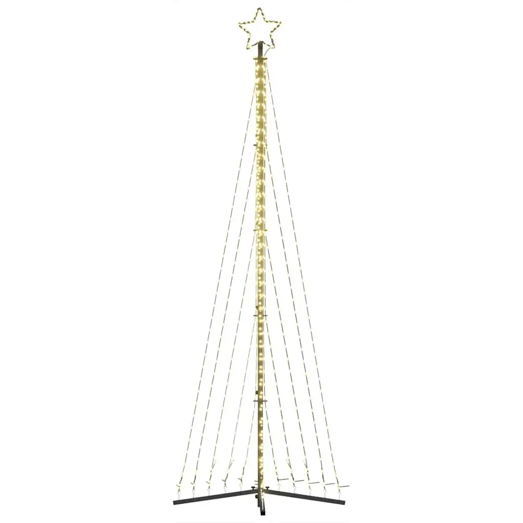 LED Christmas Tree Warm White 302cm Indoor Outdoor Holiday Decoration