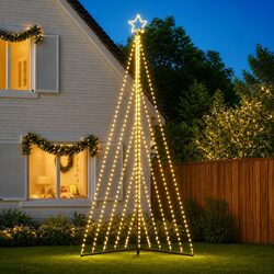 Dependable LED Christmas Tree with 570 Lights for Your Home