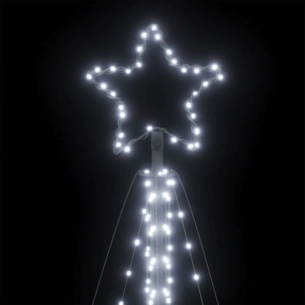 LED Christmas Tree Cold White 570 Lights 4045 cm Indoor Outdoor Holiday