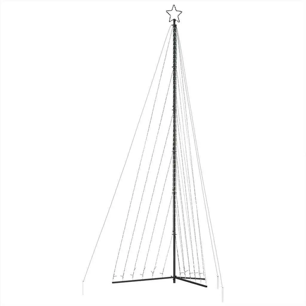 LED Christmas Tree Cold White 478cm Indoor Outdoor Holiday Decoration