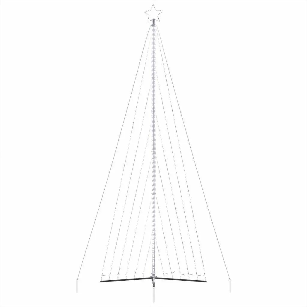 LED Christmas Tree Cold White 478cm Indoor Outdoor Holiday Decoration