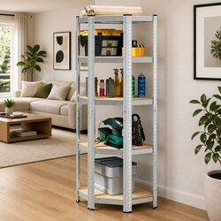 Practical 5-Layer Corner Shelf Rack for Everyday Use