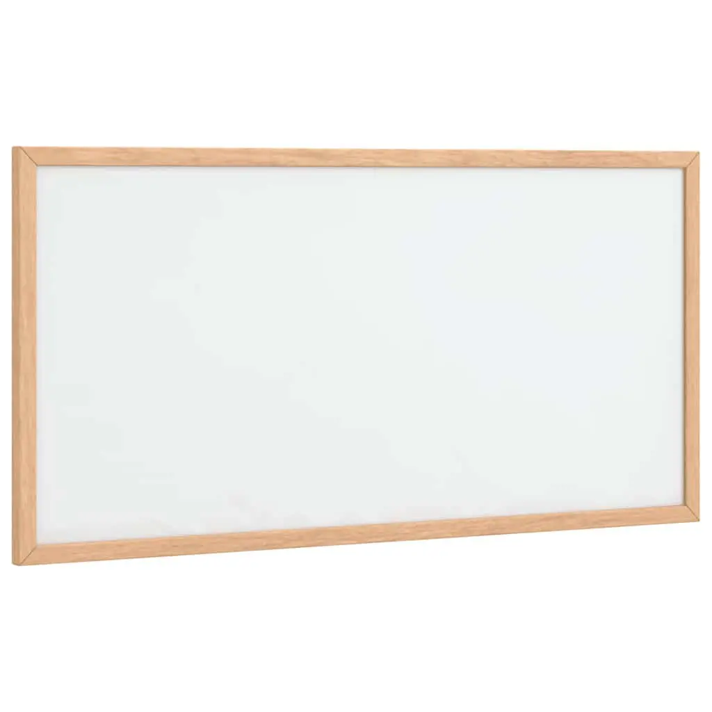Magnetic Whiteboard Dry Erase Board 60x30cm Pine Wood Frame Office Home Display