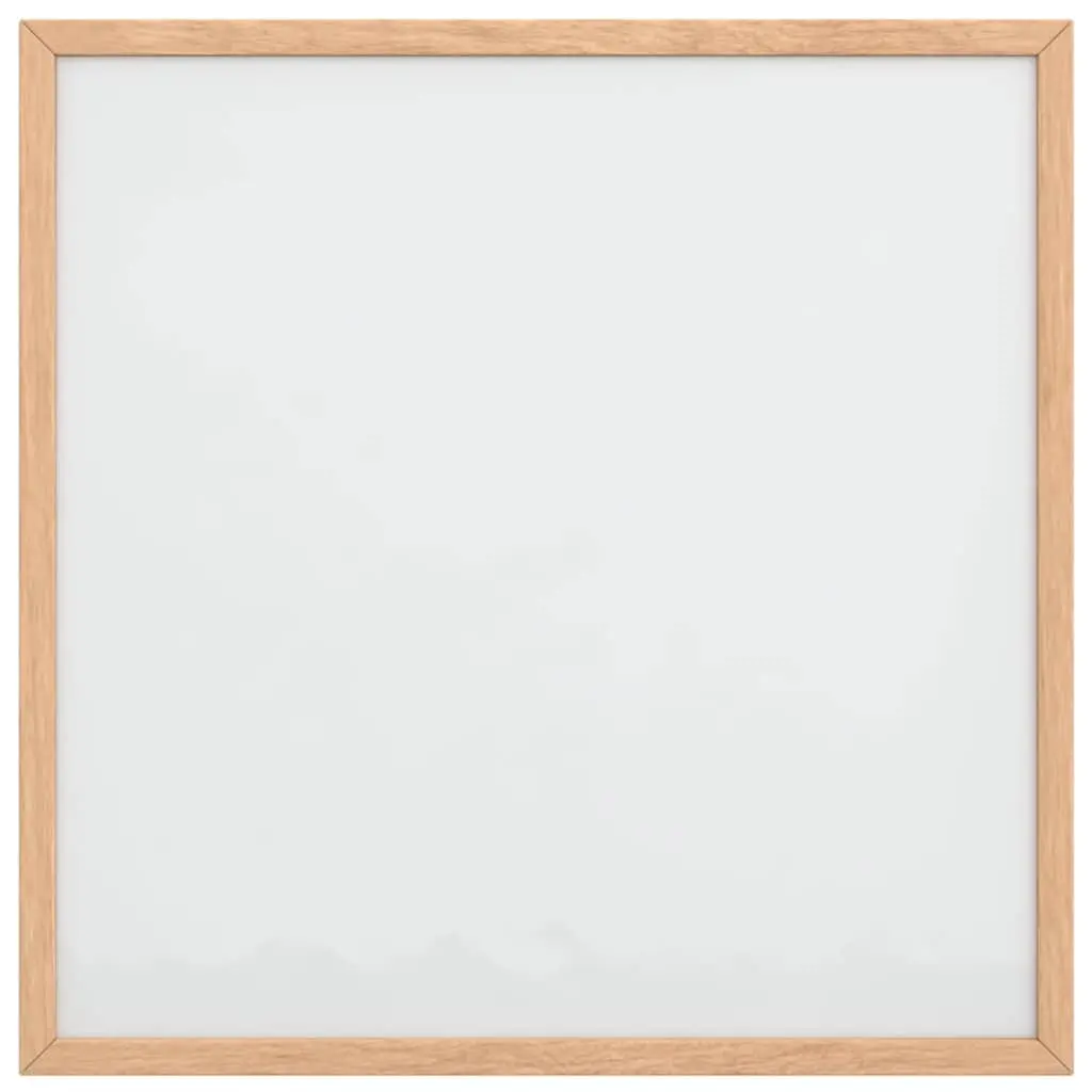 Magnetic Whiteboard Dry Erase Board 40x40cm Pine Wood Frame