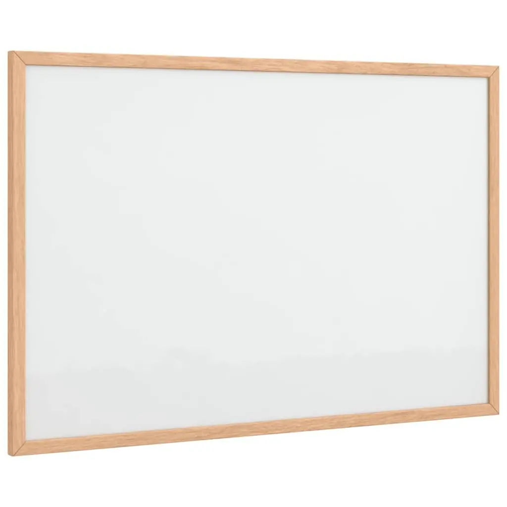Magnetic Whiteboard Dry Erase Board 60x40cm Pine Wood Frame