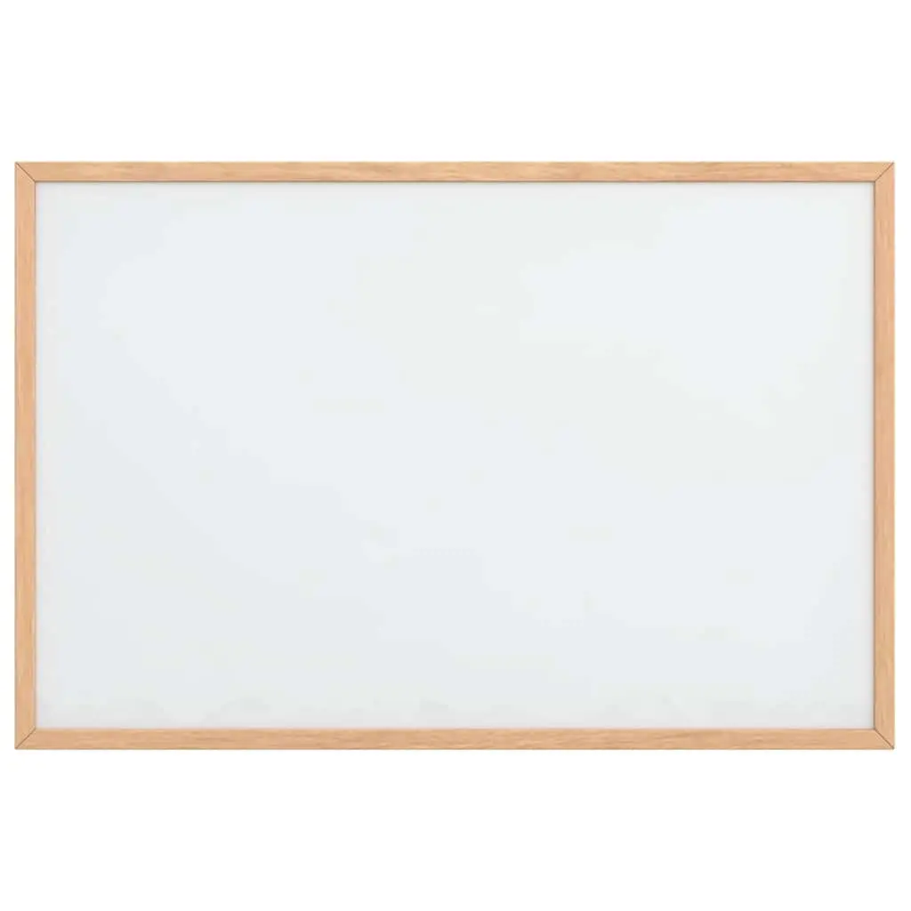 Magnetic Whiteboard Dry Erase Board 60x40cm Pine Wood Frame