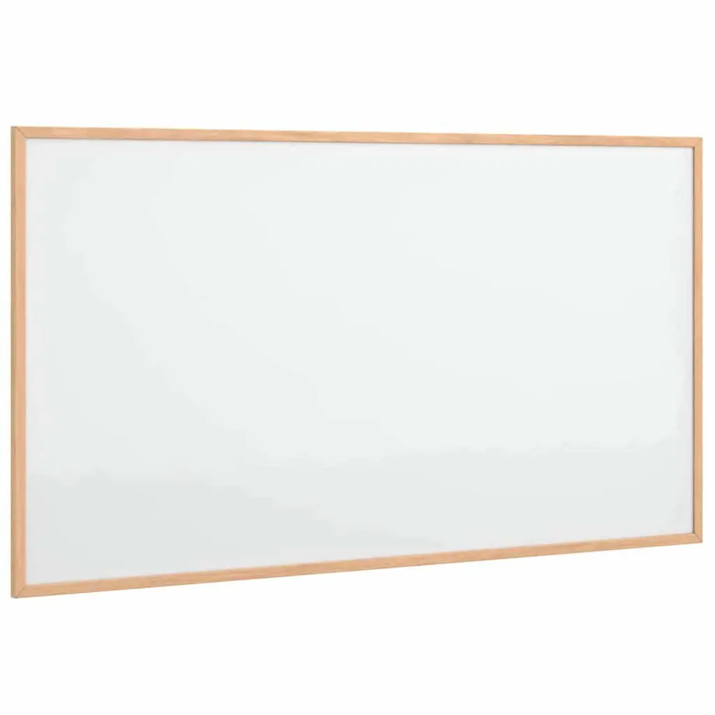 Magnetic Whiteboard Dry Erase Board 100x55cm Pine Wood Frame