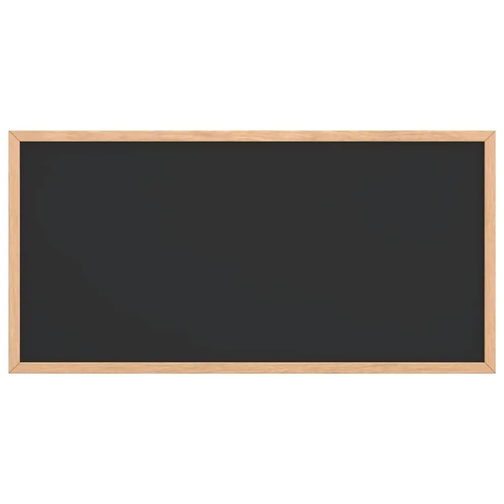 Chalkboard Bulletin Board Vertical Horizontal Wall Mount 60x30cm Pine Wood Frame