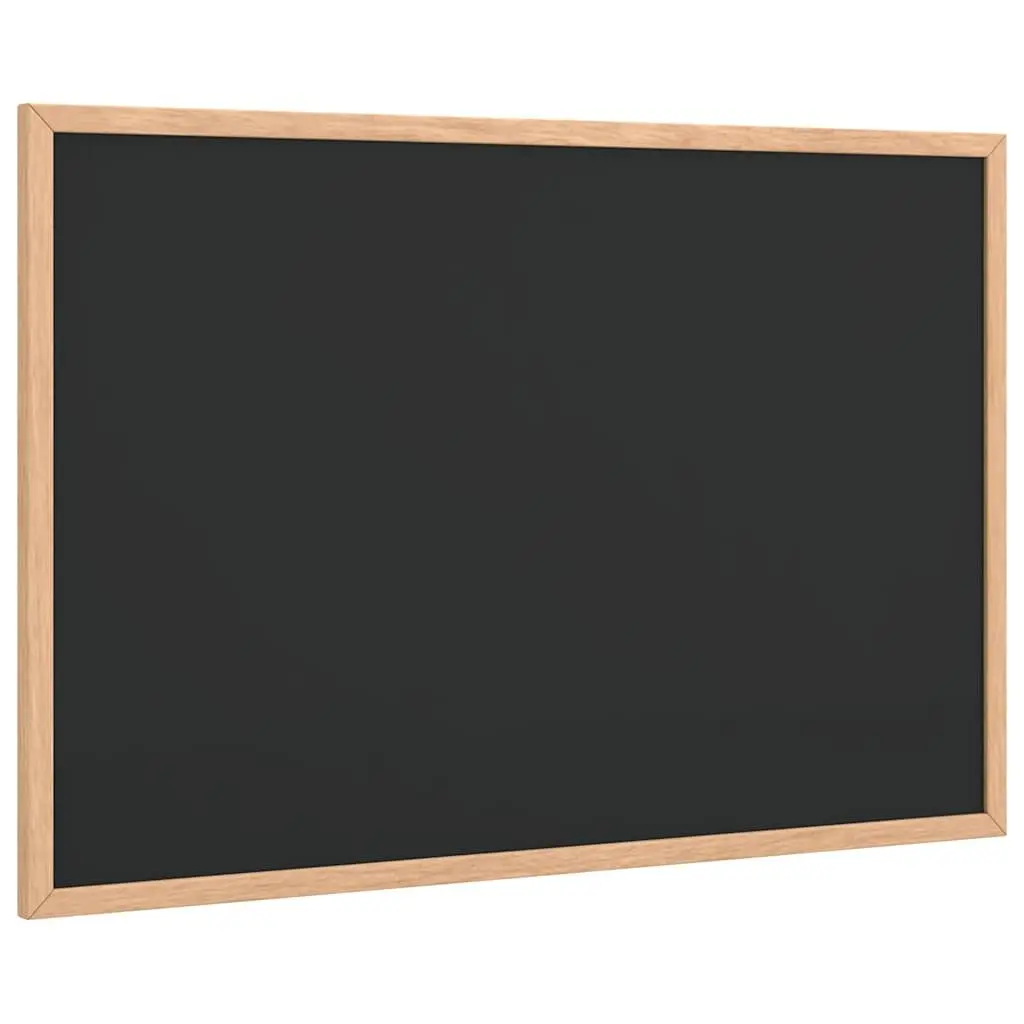 Chalkboard Bulletin Board 60x40 cm Solid Pine Wood Frame Display Notes