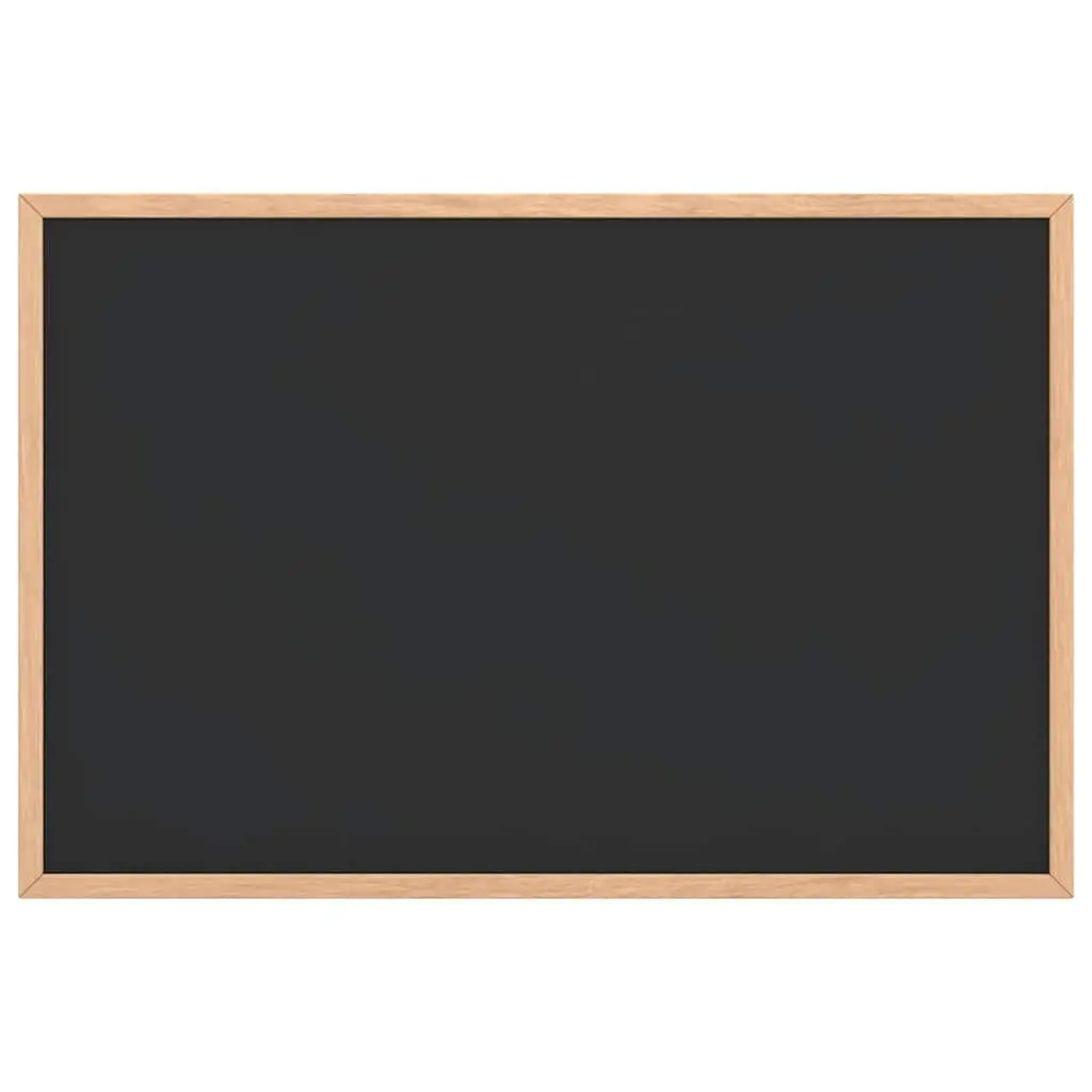 Chalkboard Bulletin Board 60x40 cm Solid Pine Wood Frame Display Notes