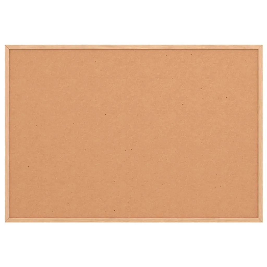 Cork Board Bulletin Notice Pin Board Self Healing Surface 80 x 55 cm Solid Pine Wood Frame