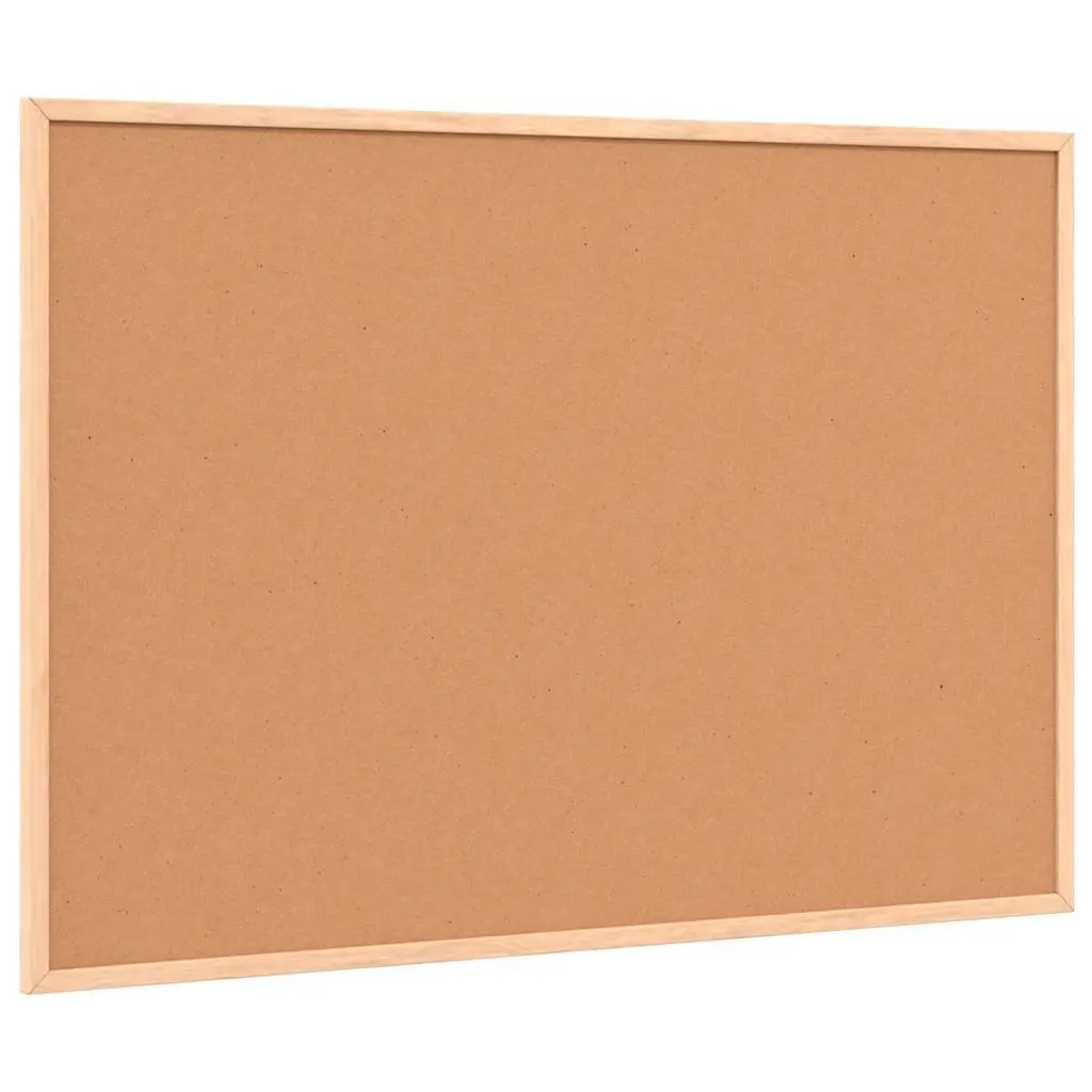 Cork Board Bulletin Notice Pin Board Self Healing Surface 80 x 55 cm Solid Pine Wood Frame
