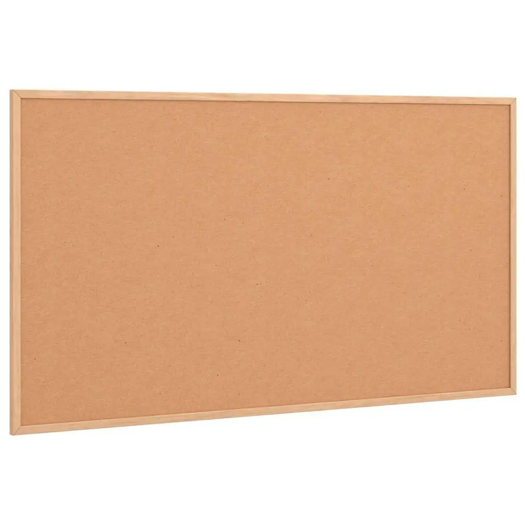 Cork Board Bulletin Display Self-Healing Surface 100x55 cm Pine Wood Frame