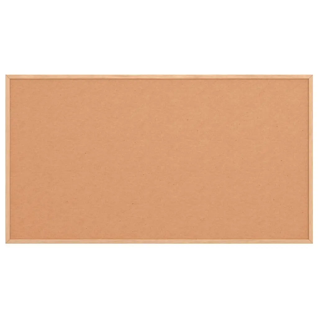Cork Board Bulletin Display Self-Healing Surface 100x55 cm Pine Wood Frame