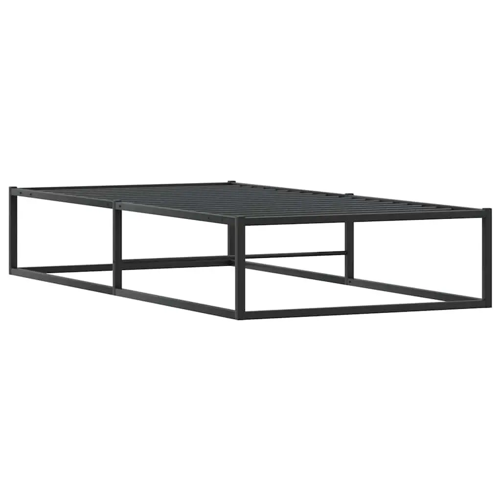 Metal Bed Frame with Under-Bed Storage
