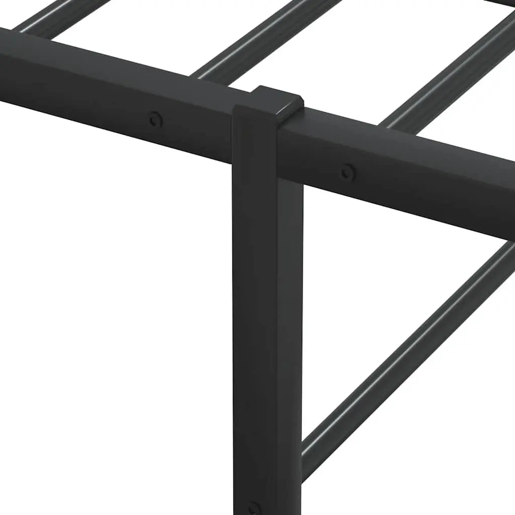Metal Bed Frame with Under-Bed Storage