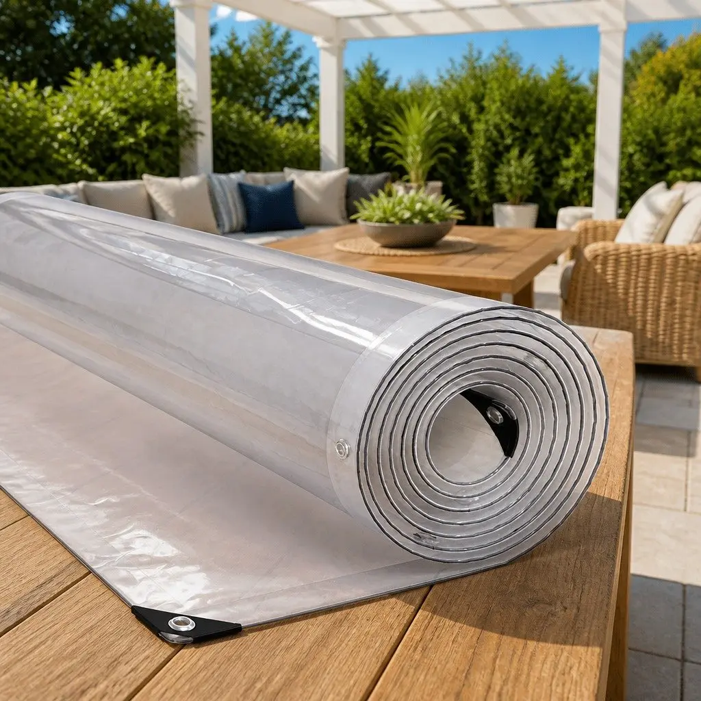 Clear Polyethylene Tarpaulin 3x6m Waterproof Outdoor Cover
