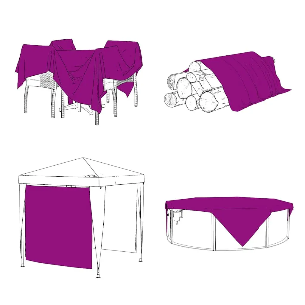 Clear Polyethylene Tarpaulin 3x6m Waterproof Outdoor Cover