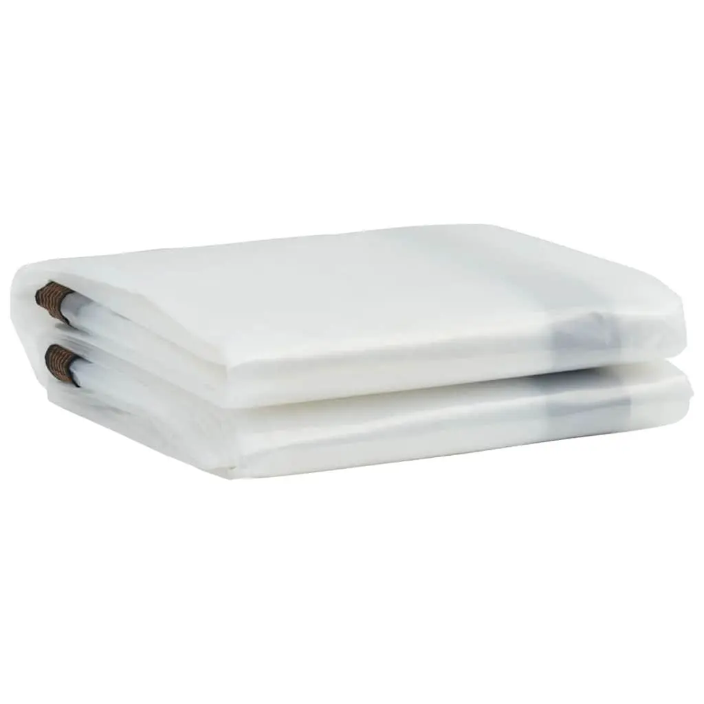 Clear Tarpaulin Water-Resistant 3x3 m Transparent Polyethylene Outdoor Cover