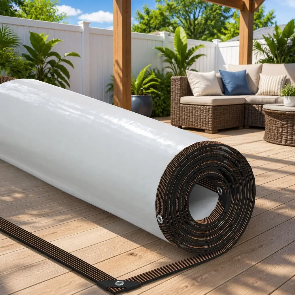 Clear Tarpaulin 3x6 m Waterproof Outdoor Garden Cover Transparent Polyethylene