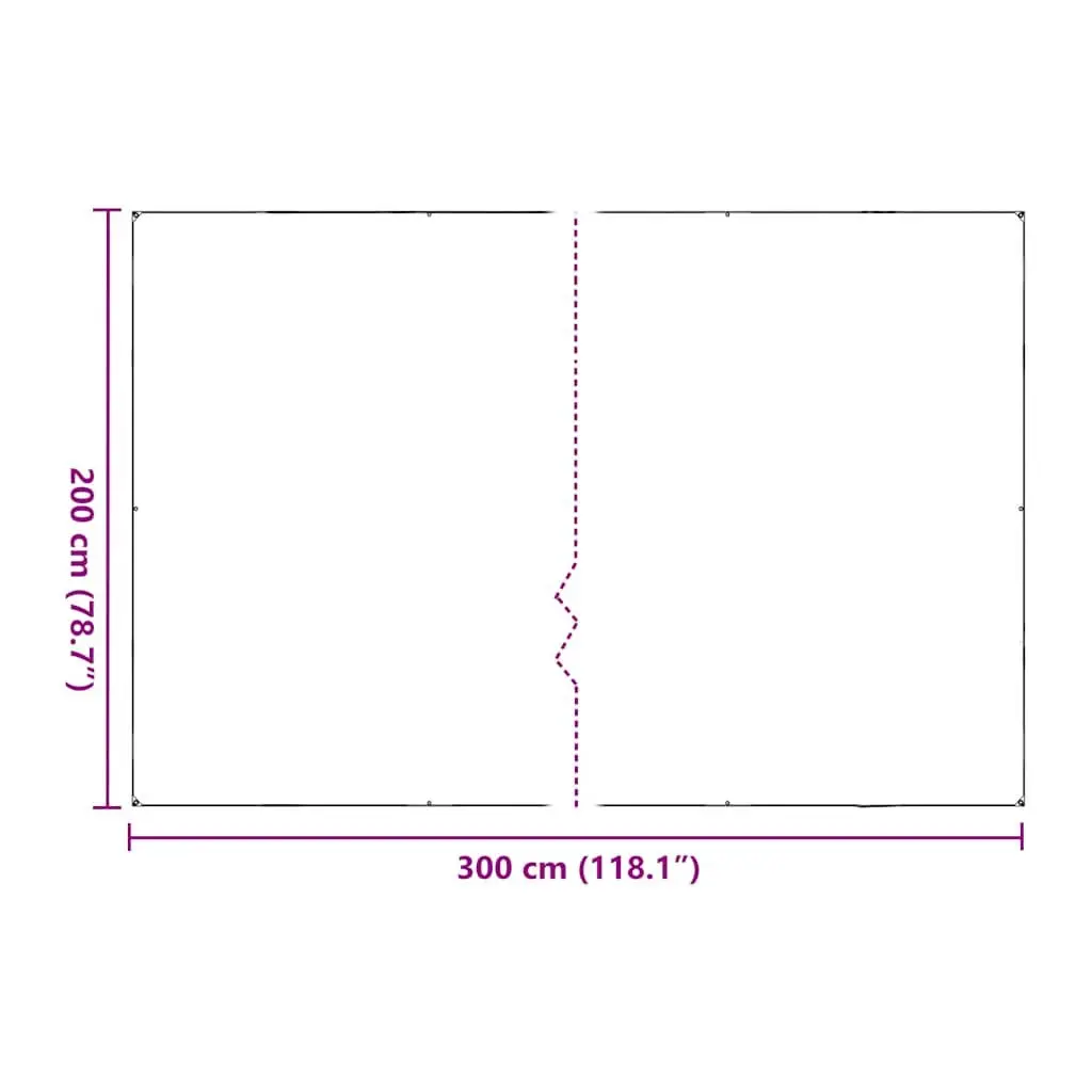 Clear Tarpaulin 2x3 m Transparent PVC Waterproof for Outdoor Garden Use