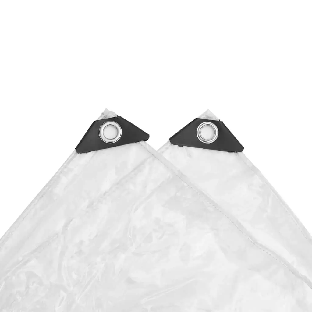 Clear Tarpaulin 2x3 m Transparent PVC Waterproof for Outdoor Garden Use