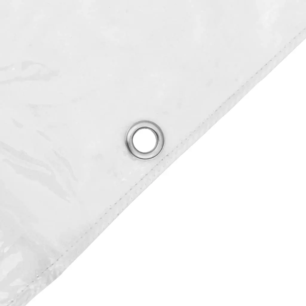 Clear Tarpaulin 2x3 m Transparent PVC Waterproof for Outdoor Garden Use