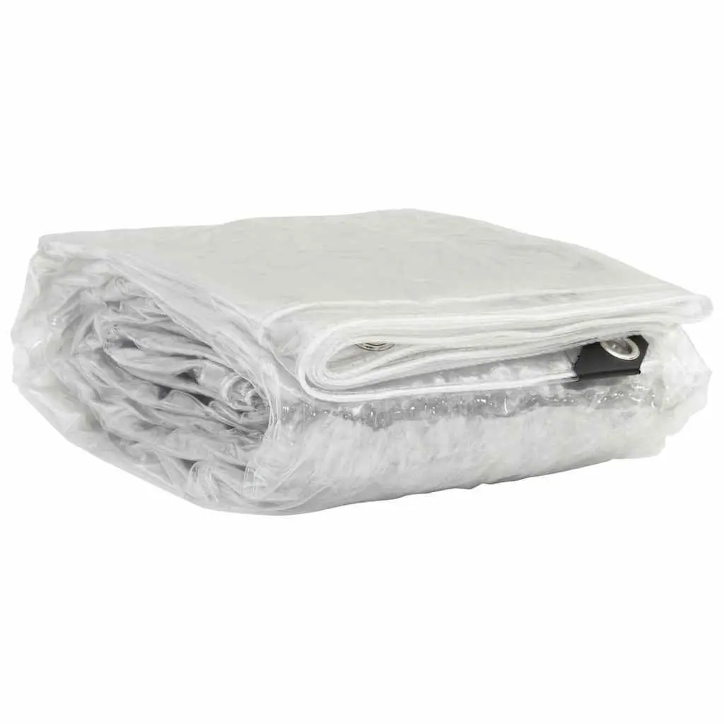Clear Tarpaulin 3x6m Waterproof Transparent PVC Garden Cover Sheet