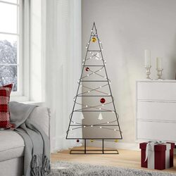 Value-packed 150cm Black Metal Christmas Tree Frame