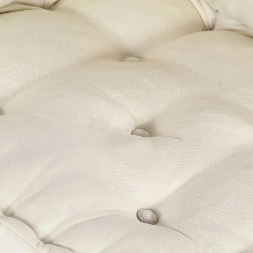 Modular Sofa Unit Floor Cushion Cream 70x70x54 Soft Seating