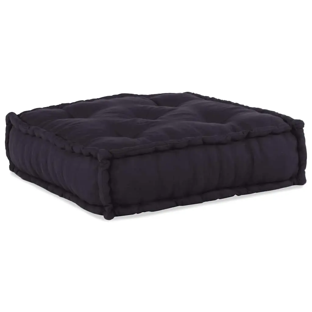 Modular Sofa Unit Floor Cushion Anthracite Lounge Seating 70 x 70 x 54 cm