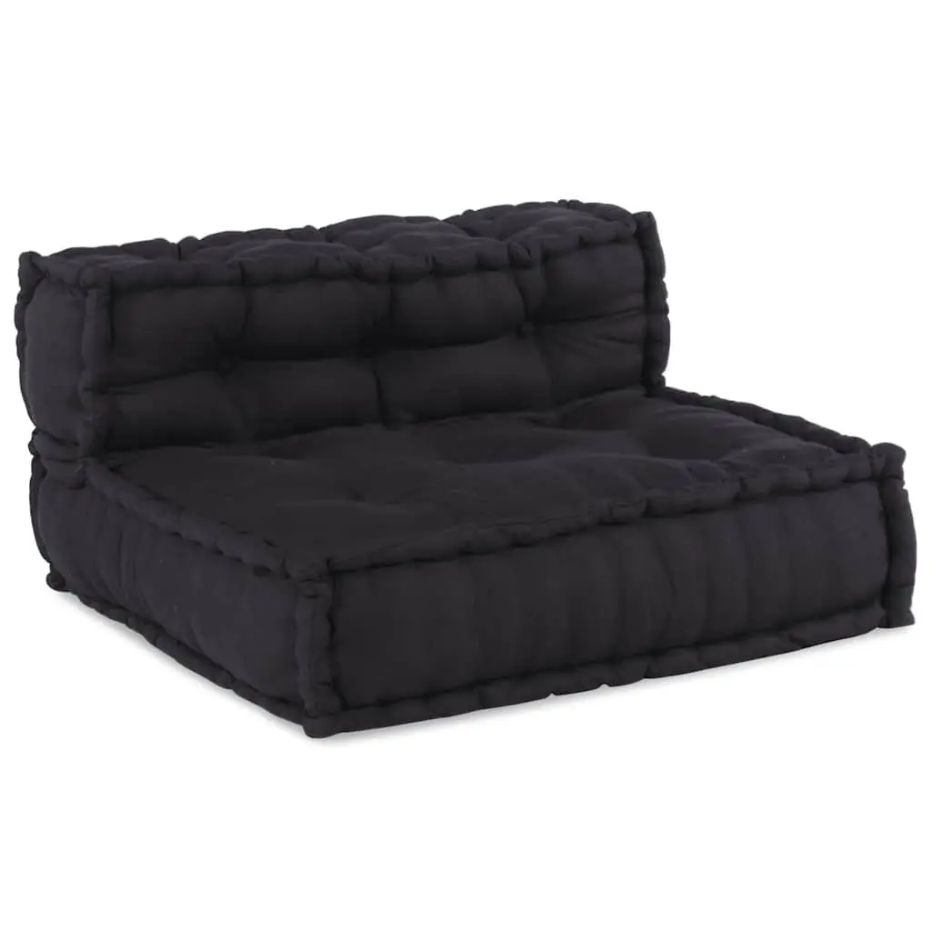 Modular Sofa Unit Floor Seating Reconfigurable 70 x 70 x 54 cm Anthracite Foam Filled