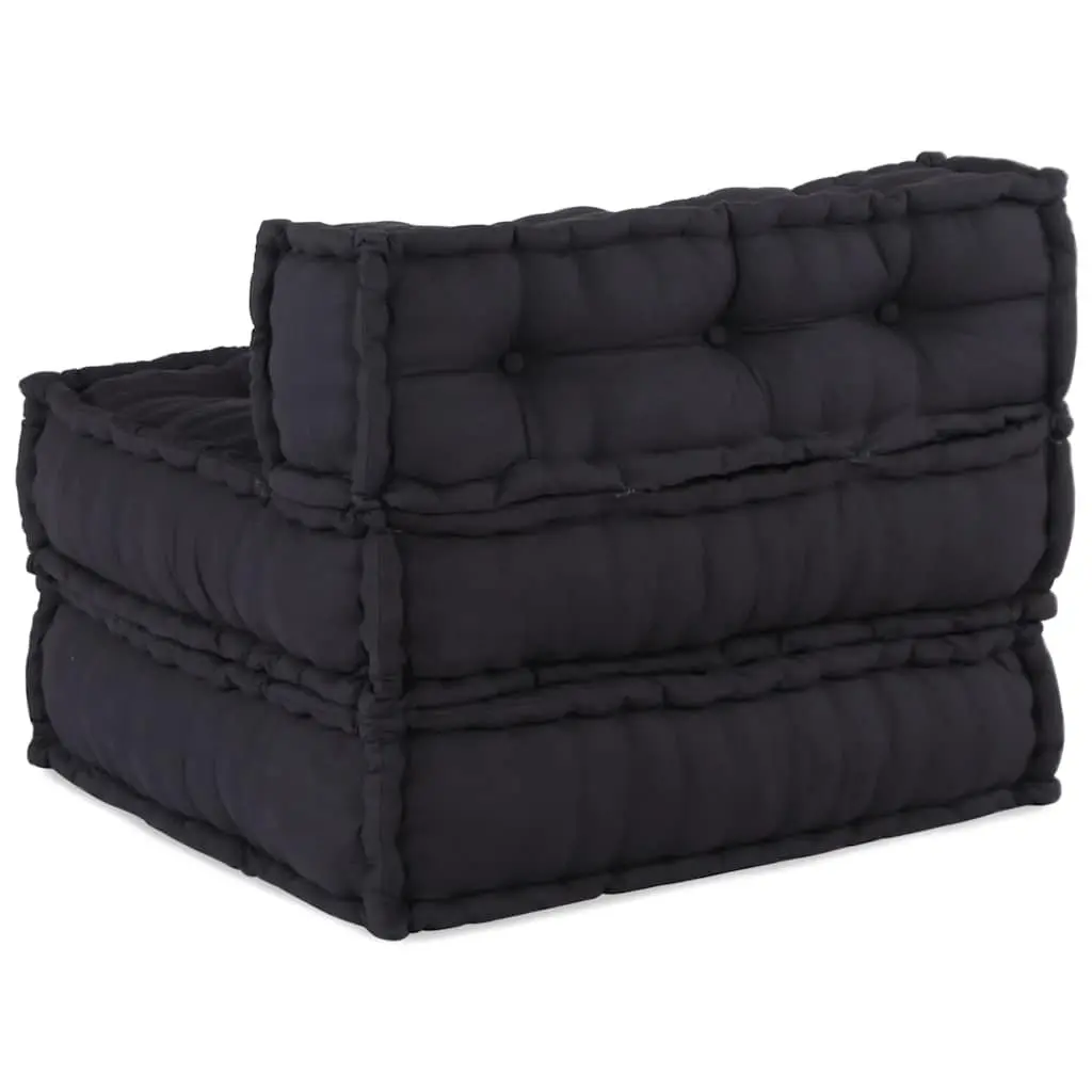 Modular Sofa Unit Floor Seating Reconfigurable 70 x 70 x 54 cm Anthracite Foam Filled