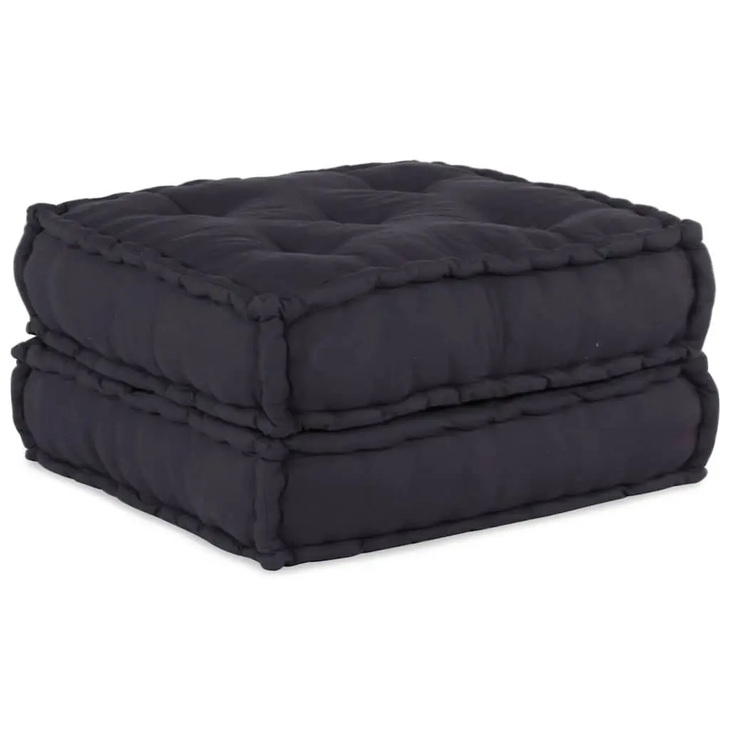 Modular Sofa Unit Cushioned Seat 70cm Anthracite Fabric Living Room Lounge