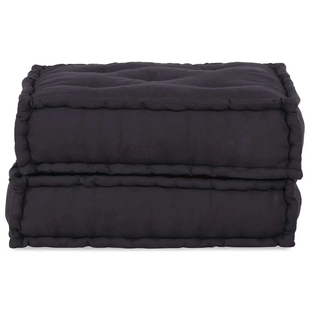 Modular Sofa Unit Cushioned Seat 70cm Anthracite Fabric Living Room Lounge