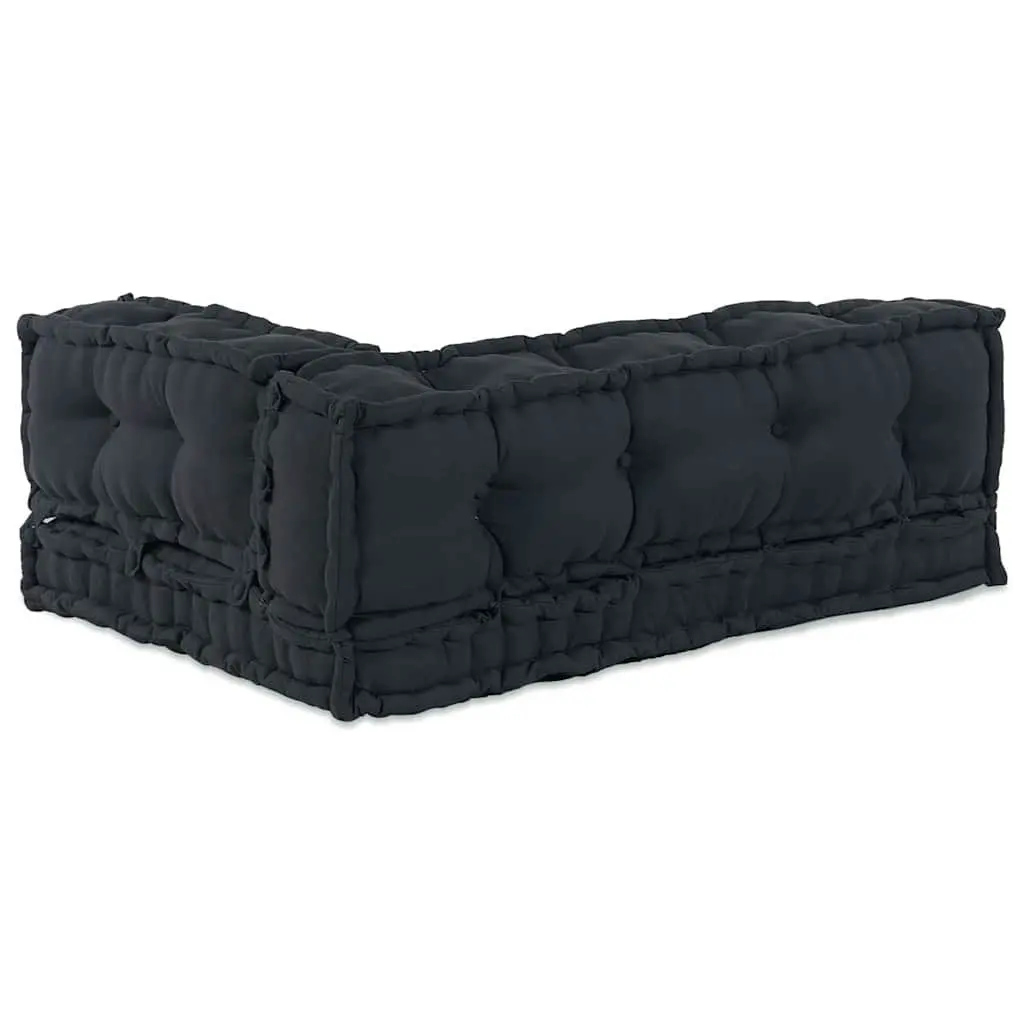 Pallet Sofa Cushion 3 Piece Modular Fabric Indoor Anthracite 120 x 80 x 38 cm