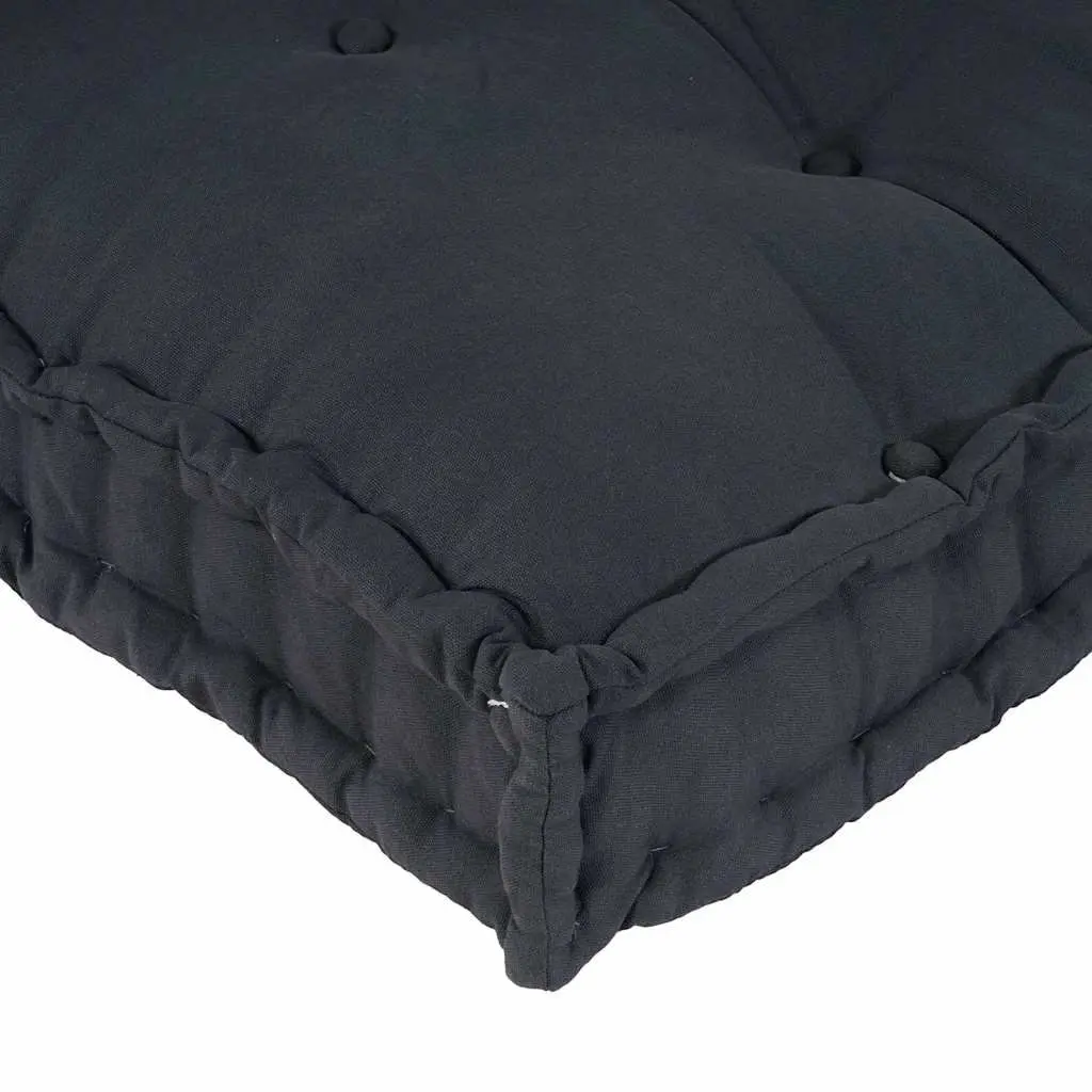 Pallet Sofa Cushion 3 Piece Modular Fabric Indoor Anthracite 120 x 80 x 38 cm