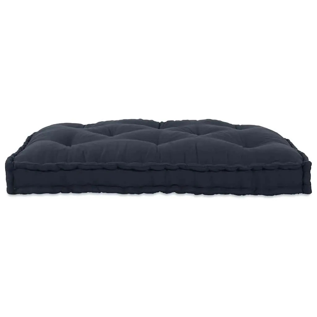 Pallet Sofa Cushion Modular Foam Fabric Seat Pad Anthracite 120 x 80 x 12 cm