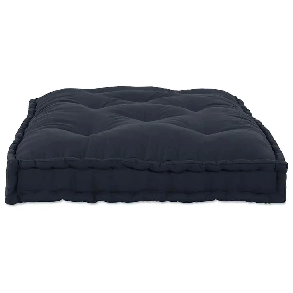 Pallet Sofa Cushion Modular Foam Fabric Seat Pad Anthracite 120 x 80 x 12 cm