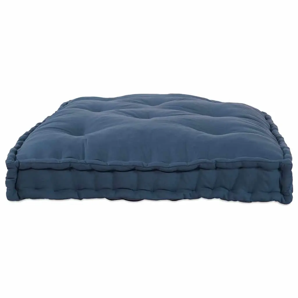 Pallet Sofa Cushion Indoor Outdoor 120 x 80 x 12 cm Blue Fabric