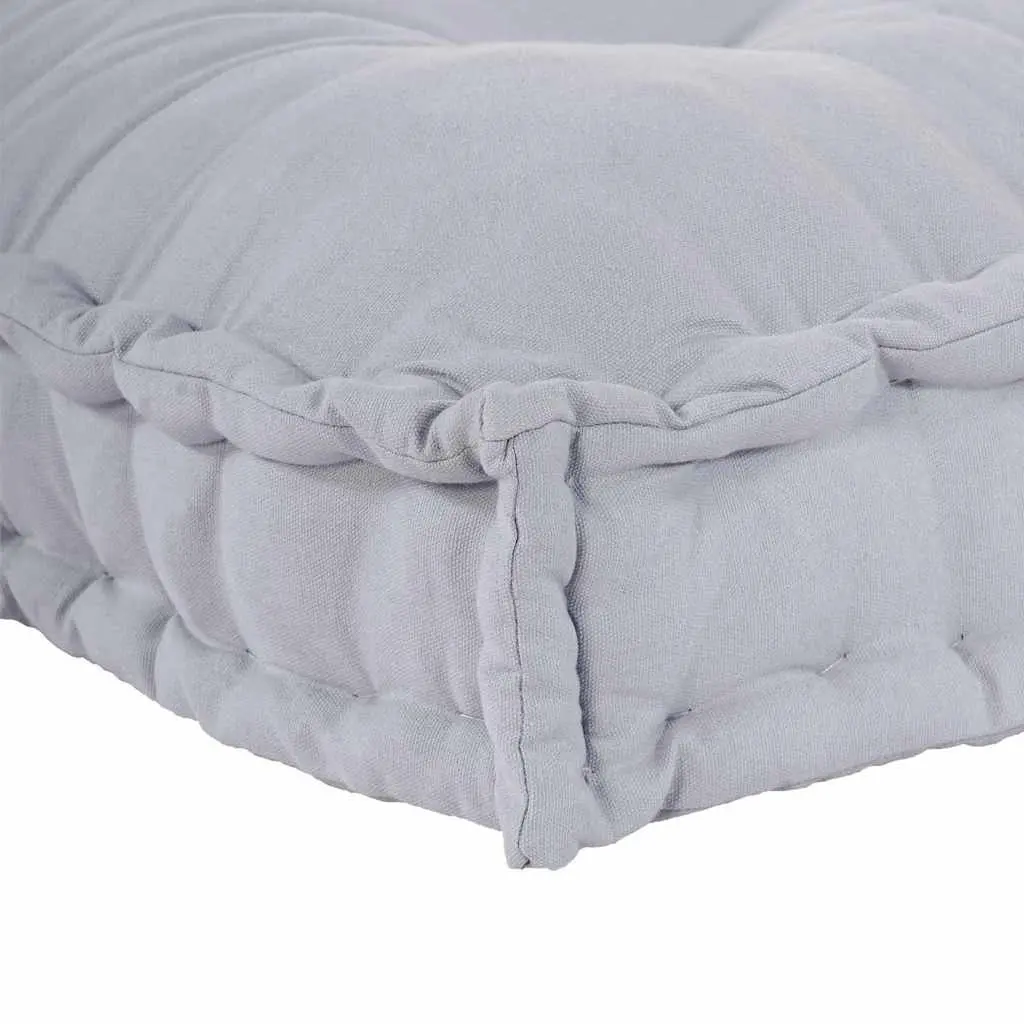 Pallet Sofa Cushion Modular Indoor Outdoor Seating 120 x 80 x 12 cm Grey
