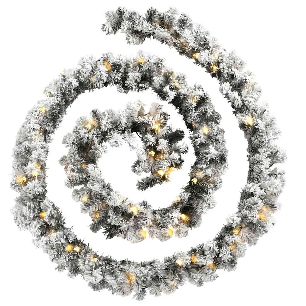 Christmas Garland LED Lights Green 5m Indoor Outdoor Holiday Decoration