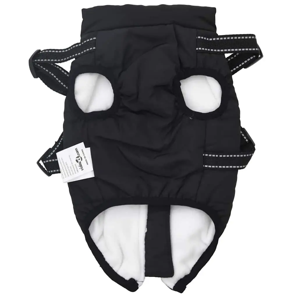 Dog Coat with Built-in Harness Waterproof Reflective Winter Jacket Pet Apparel
