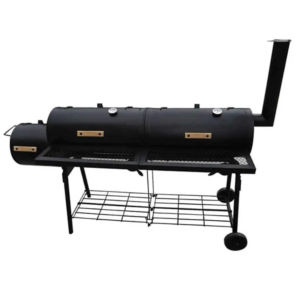 Smoker BBQ Outdoor Cooking Black XL Charcoal Grill